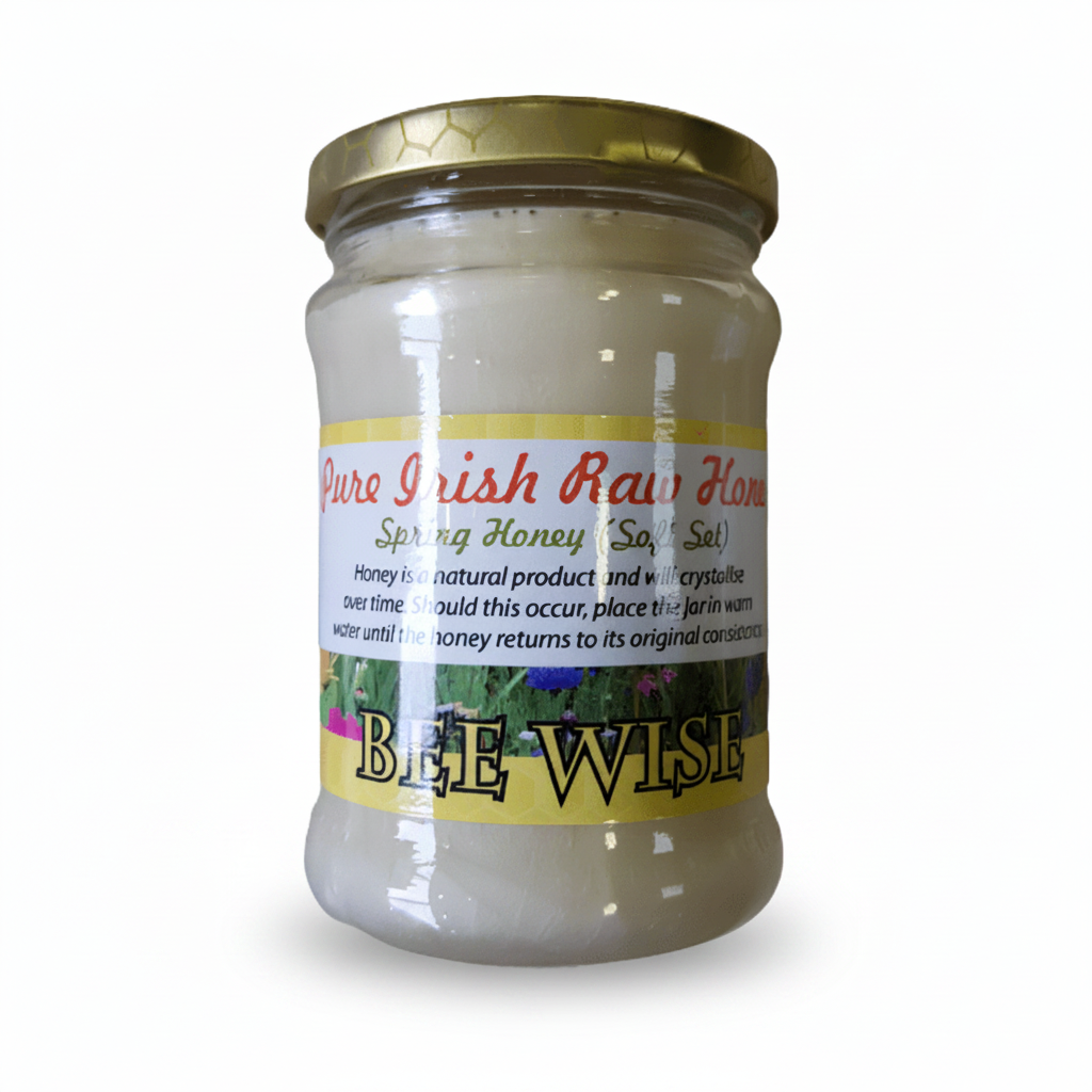 Beewise Pure Irish Raw Soft Set Spring Honey