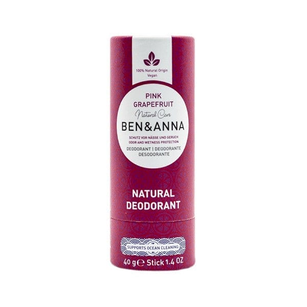 Ben & Anna Pink Grapefruit Deodorant Stick 40g