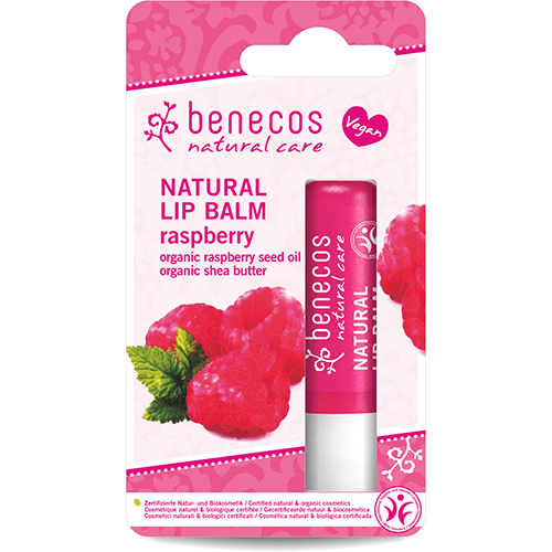 Benecos Vegan Lip Balm Raspberry 4.8g
