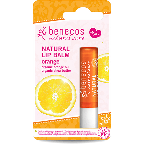 Benecos Vegan Lip Balm Orange 4.8g