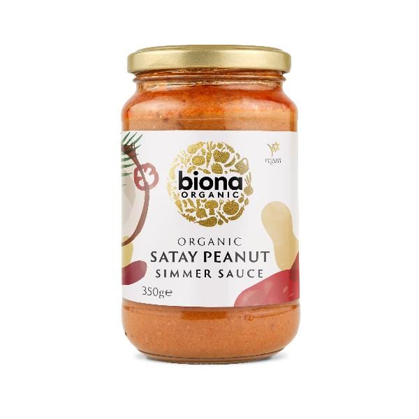 Biona Organic Satay Peanut Simmer Sauce 350g