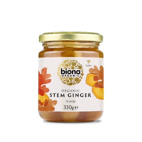 Biona Organic Stem Ginger In Syrup 330g