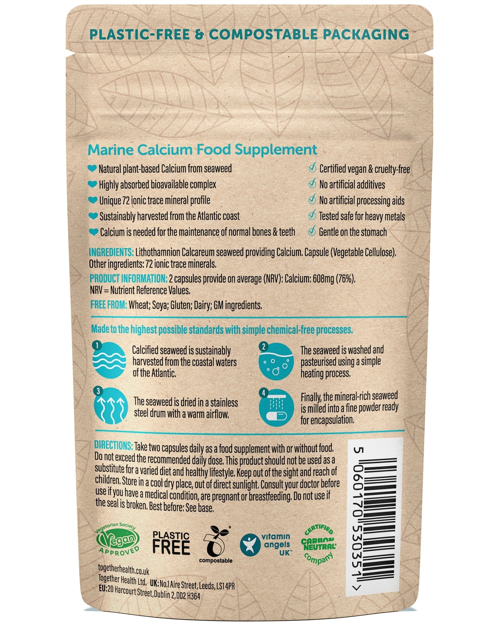 Together Seaweed Calcium 60 Caps