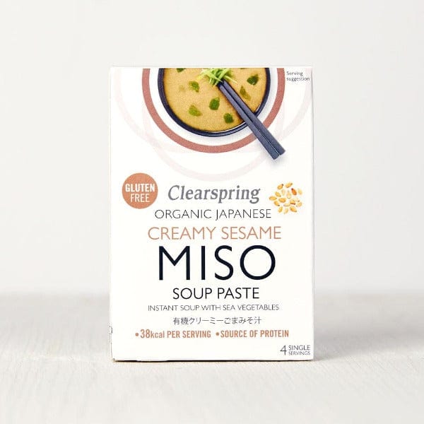 Clearspring Organic Creamy Sesame Miso Soup Paste 4x15g