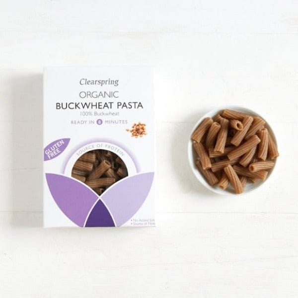 Clearspring Organic Gluten Free Buckwheat Tortiglioni Pasta 250g