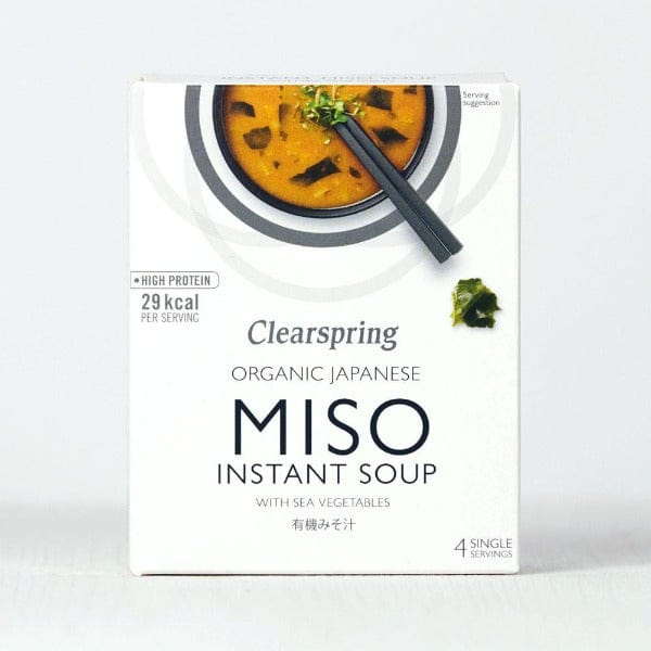 Clearspring Organic Instant Miso Soup With Sea Vegetable (4x10g