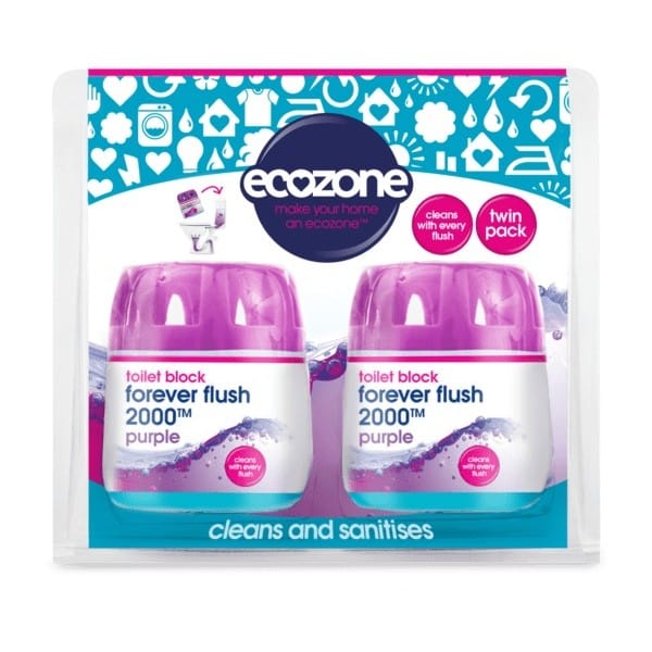Ecozone Forever Flush Toilet Block Twin Pack