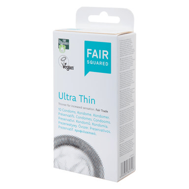 Fair Squared Vegan Condoms Ultra Thin (10)