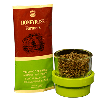 Honeyrose herbal smoking mixture nicotine-free and tobacco-free