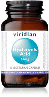Viridian Hyaluronic Acid 50mg 30 Veg Caps