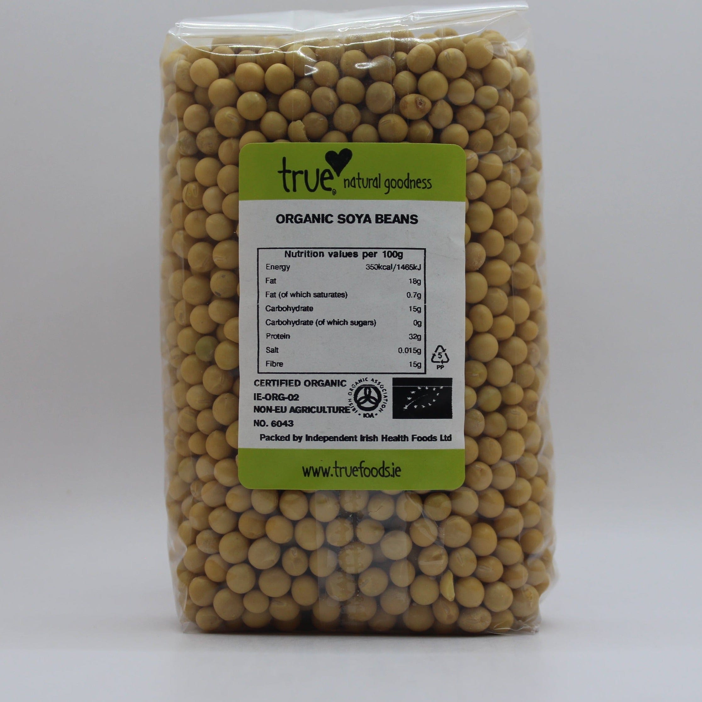 Organic Soya Beans 500g