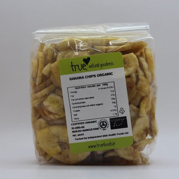 Organic Banana Chips 250g