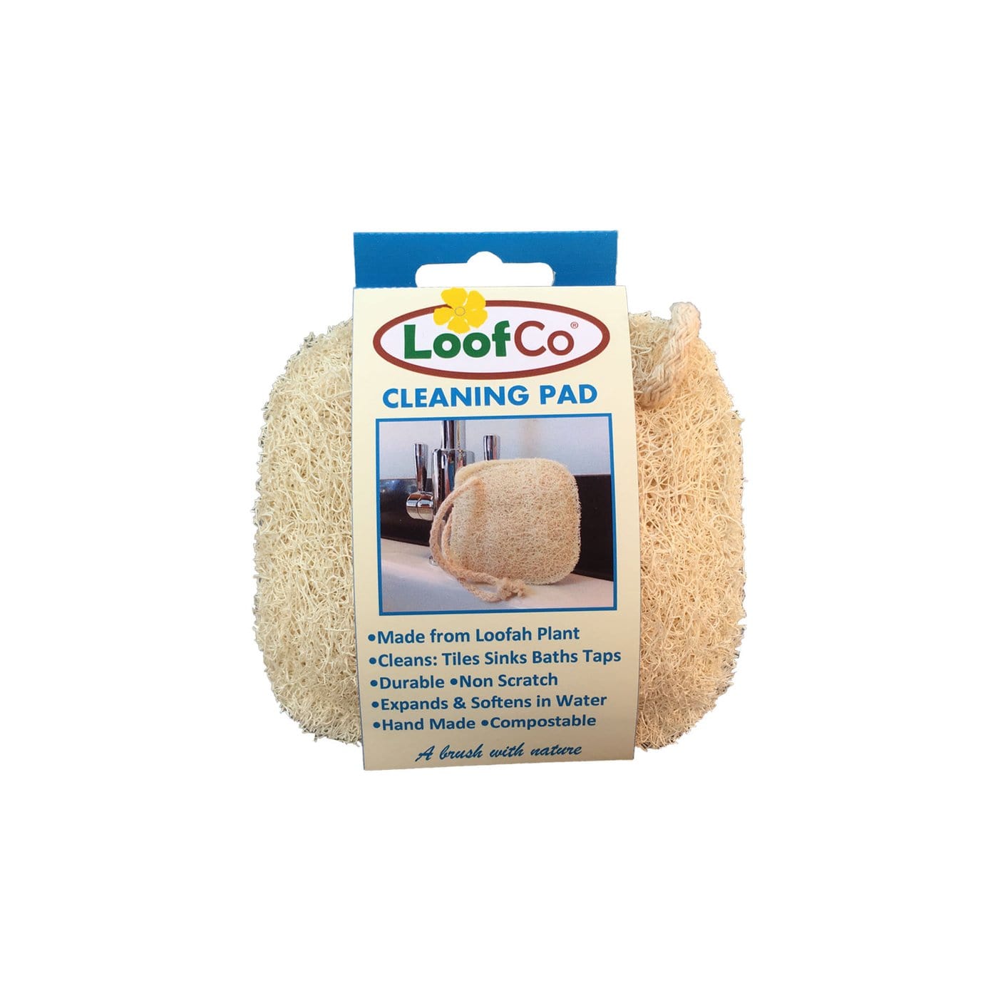 Loofco Cleaning Pad made from loofah