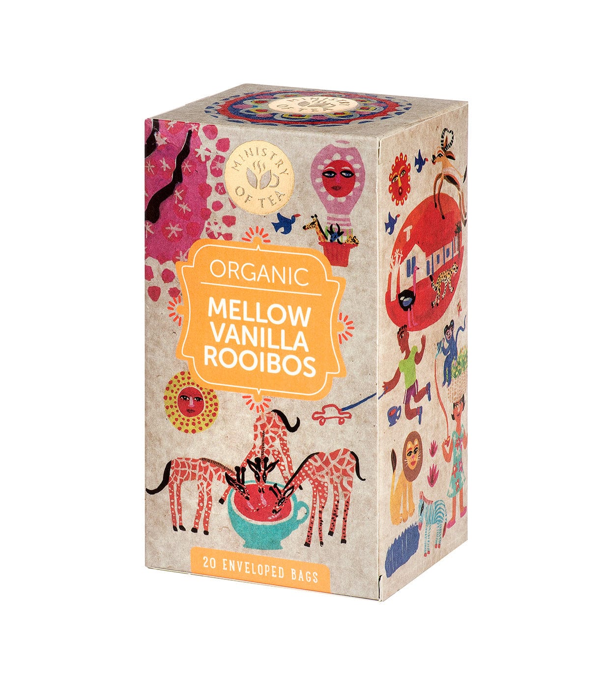 Ministry Of Tea Organic Mellow Vanilla Rooibos 20 Bags