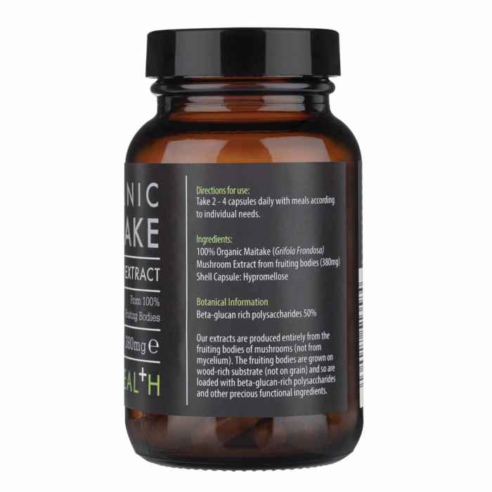 Kiki Health Organic Maitake Extract 60 Caps