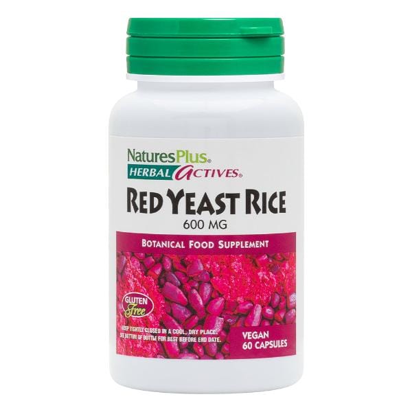 Natures Plus Red Yeast Rice 600mg for healthy cholesterol levels