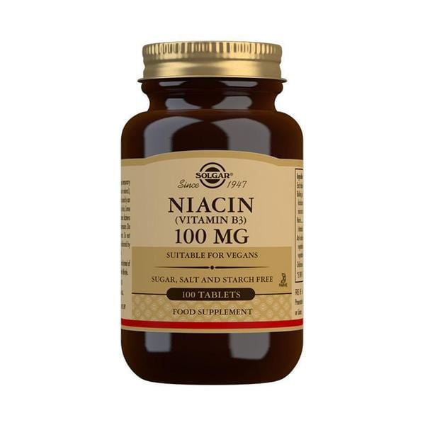 Solgar Niacin 100mg 100 Tabs
