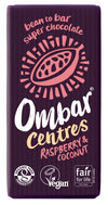 Ombar Organic Raspberry & Coconut Centres Chocolate Bar