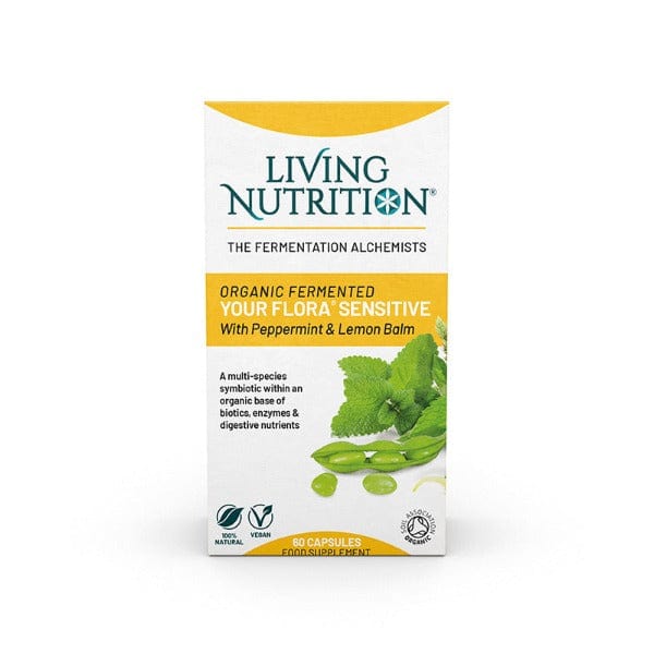 Living Nutrition Organic Fermented Your Flora Sensitive 60 Caps
