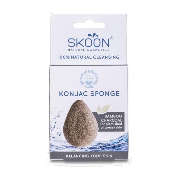 Skoon Bamboo Charcoal Konjac Sponge