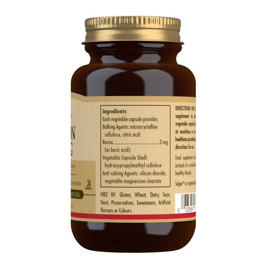 Solgar Boron 3mg 100 Caps