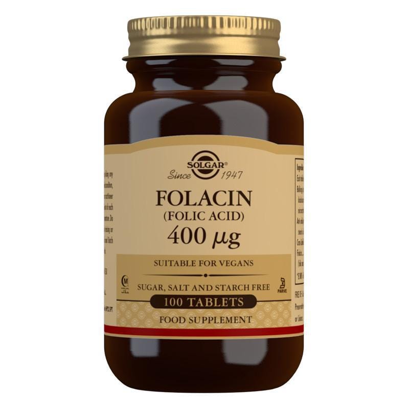 Solgar Folacin 400 µg (Folic Acid) 100 Tabs
