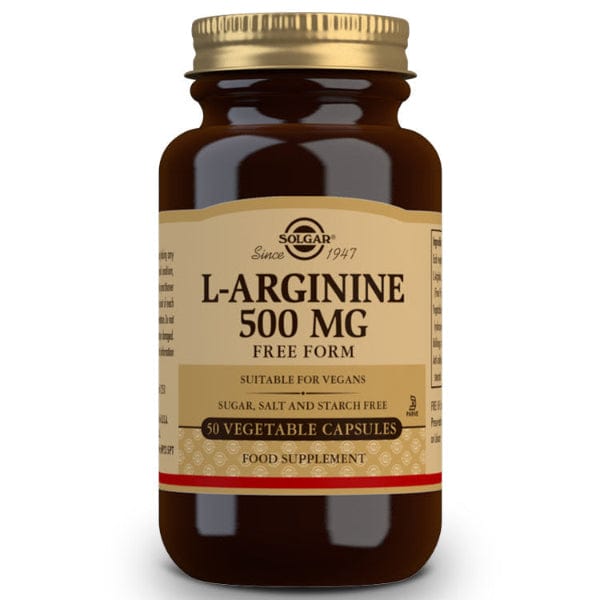 Solgar L-Arginine 500 mg 50 Veg Caps