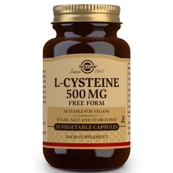 Solgar L-Cysteine 500mg 30 Veg Caps