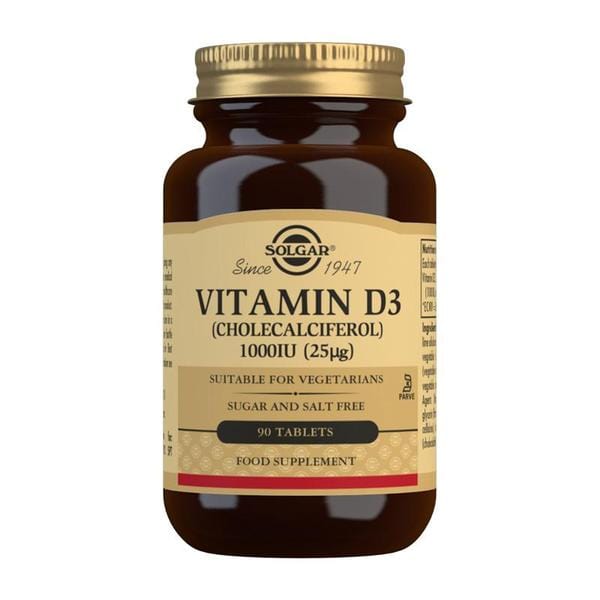 Solgar Vitamin D3 1000 IU 90 Tabs
