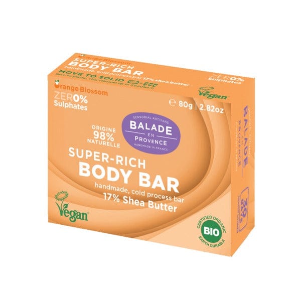Balade En Provence Vegan Orange Blossom Body Bar 80g