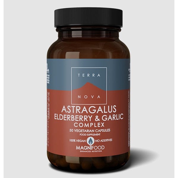 Terranova Astragalus, Elderberry & Garlic Complex for immune support