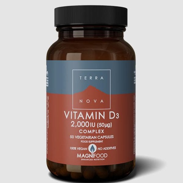 Terranova Vegan Vitamin D3 2000iu (50µg) Complex