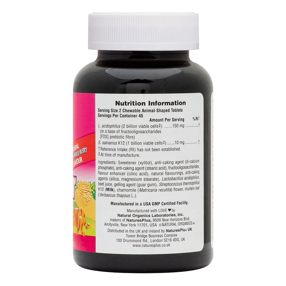 Natures Plus Animal Parade Inner Ear Support 90 Chewable Tabs