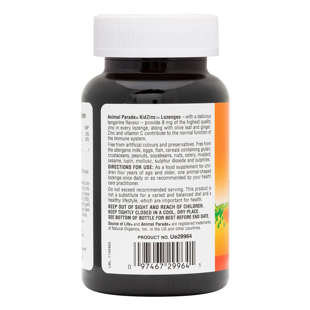 Natures Plus Animal Parade KidZinc 90 Lozenges