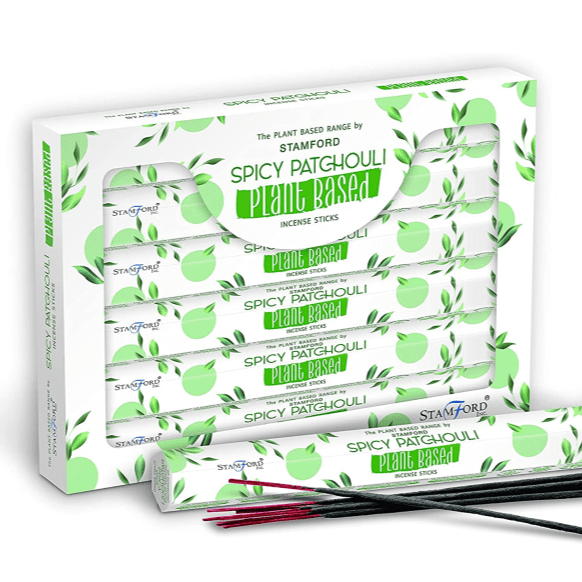 Stamford Plant-Based Spicy Patchouli Hex Incense Sticks