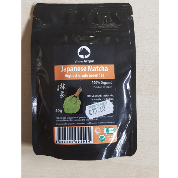 Finest Argan High Grade Matcha Tea 40g