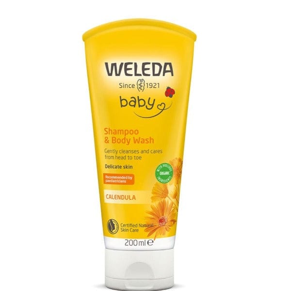 Weleda Calendula Baby Shampoo & Body Wash 200ml