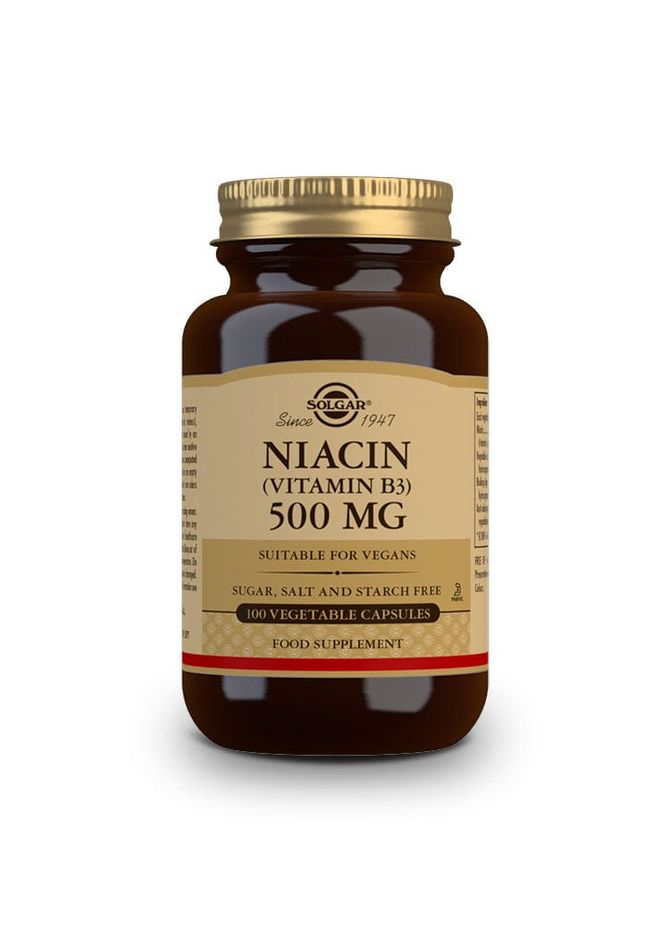 Solgar Niacin (B3) 500mg 100 Caps