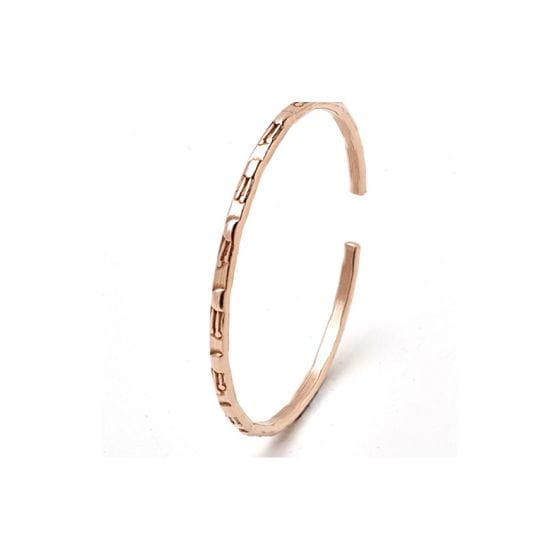 Power Health Narrow Pattern Copper Bangle