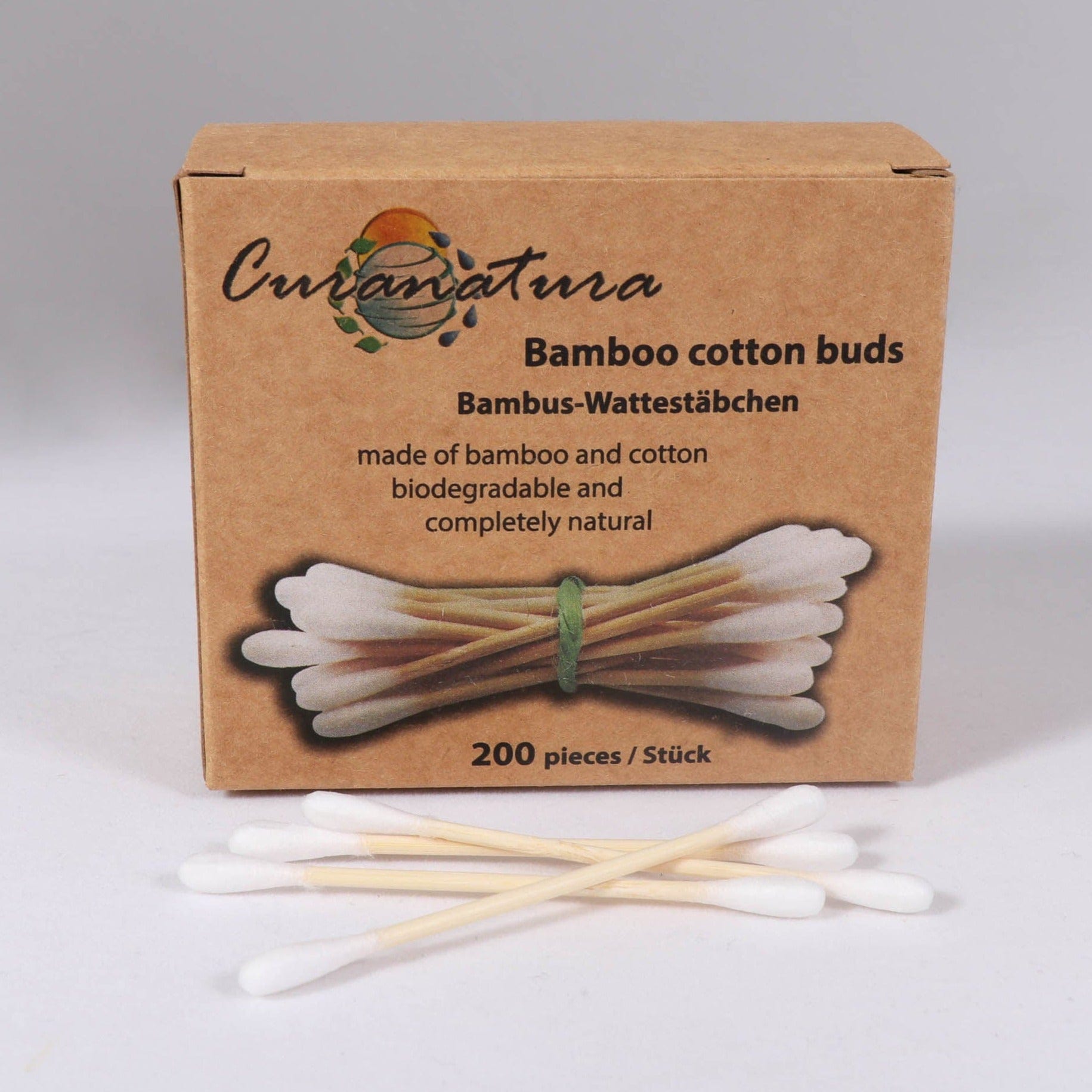 Curanatura Bamboo cotton buds