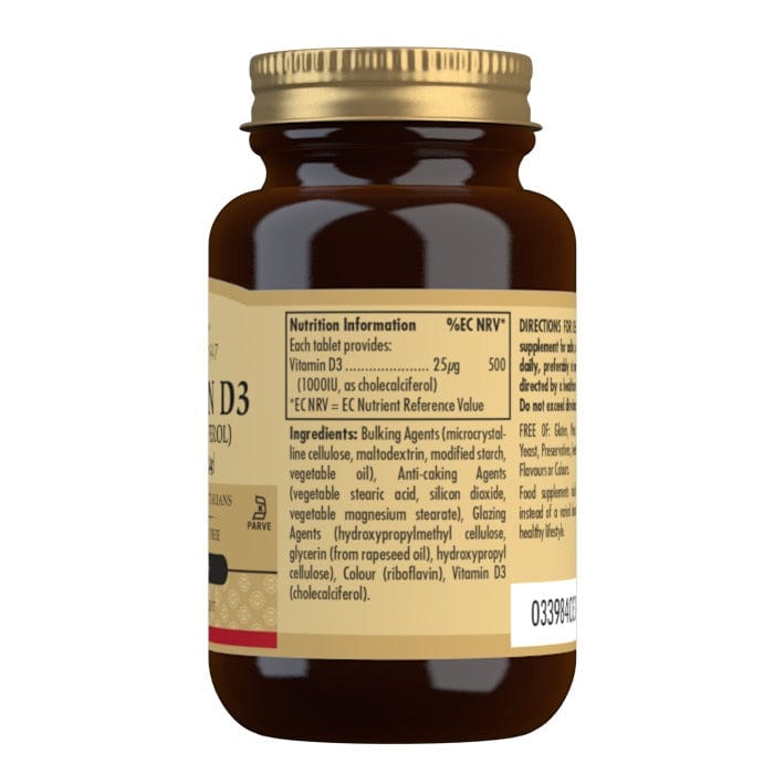 Solgar Vitamin D3 1000 IU 90 Tabs