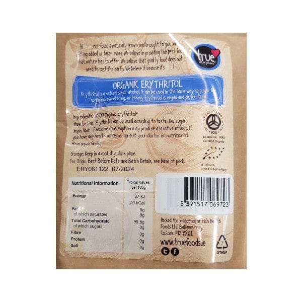 True Natural Goodness Organic Erythritol 250g