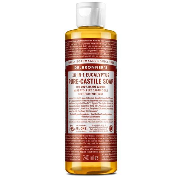 Dr Bronner's Castile Liquid Soap Eucalyptus