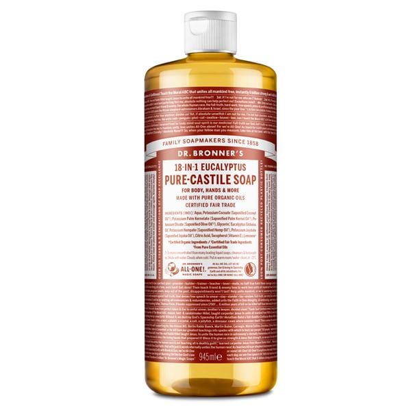 Dr Bronner's Castile Liquid Soap Eucalyptus