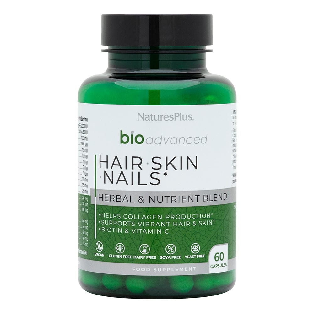 Natures Plus BioAdvanced Hair, Skin & Nails 60 Caps
