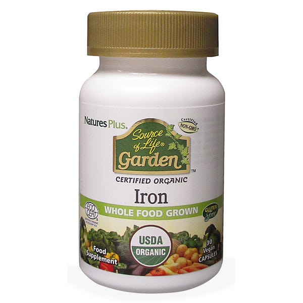 Natures Plus Source Of Life Garden Iron Capsules