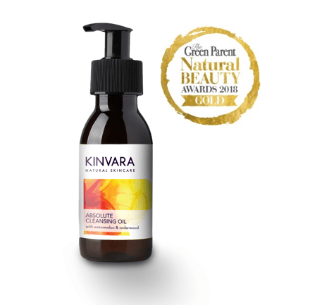 KInvara Cleansing oil pump bottle. Skincare from Ireland