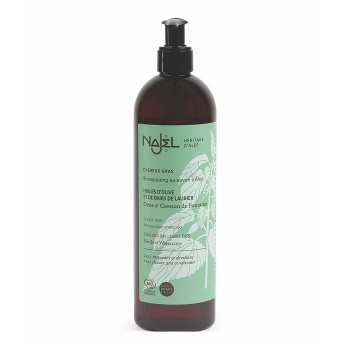 Najel Aleppo Soap Shampoo 2 In 1 Greasy Hair  500ml