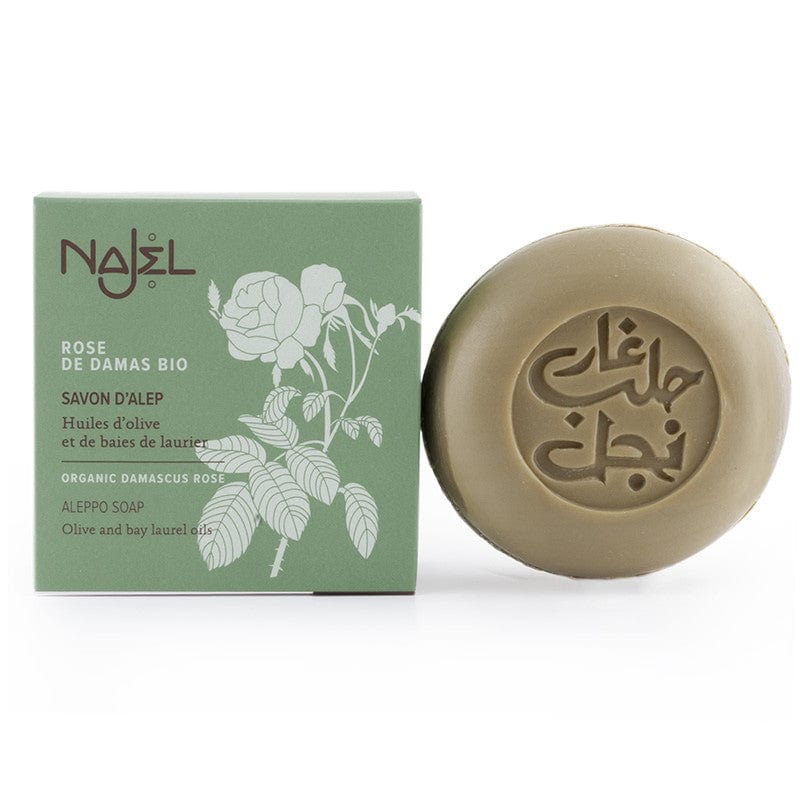 Najel Aleppo Soap With Organic Damascus Rose