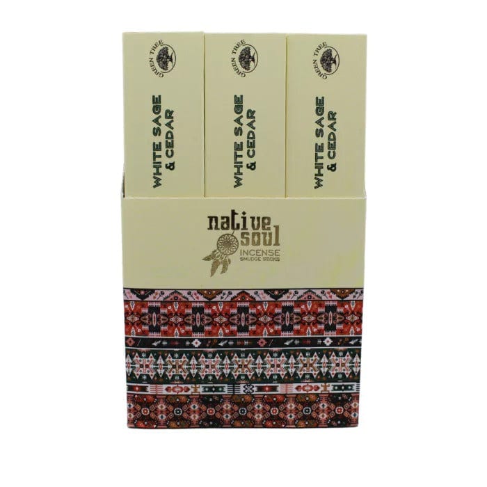 Native Soul White Sage & Cedar Incense 15g